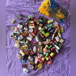 Zuru Mini Brands Lot EUC. Rare Gold Pez